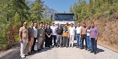 Alanya Belediyesi 9 mahalle ve yaylalara hizmet verecek Dağdere yolunu tamamlıyor