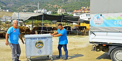 Alanya Belediyesi Kurban bayramında 3528 ton atık topladı