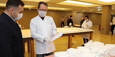 Alanya Belediyesi maske ihtiyacını kendisi karşılayacak