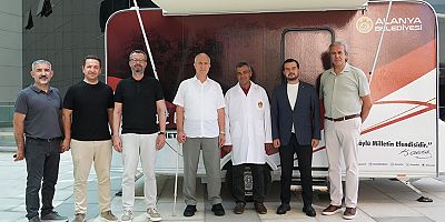 Alanya Belediyesi Mobil Kuaför Aracı hizmete başladı
