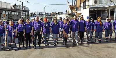 Alanya Belediyesi'nden anlamlı etkinlik: Mor Umutla Temiz Bir Alanya