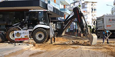 Alanya Belediyesi'nden batı mahallelerine yoğun çalışma
