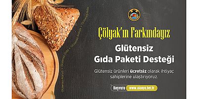 Alanya Belediyesi'nden çölyak hastalarına destek