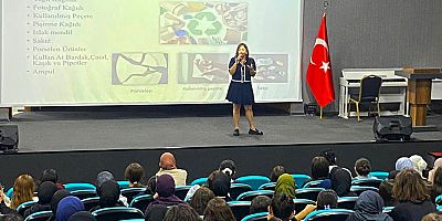 Alanya Belediyesi'nden lise öğrencilerine sıfır atık ve iklim değişikliği eğitimi