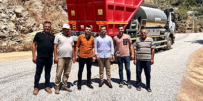 Alanya Belediyesi'nden üç mahallede asfalt çalışması