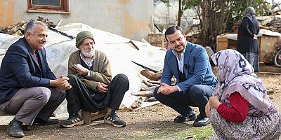 Alanya Belediyesi'nden Yeniköy'deki ihtiyaç sahibi aileye konteyner ev desteği