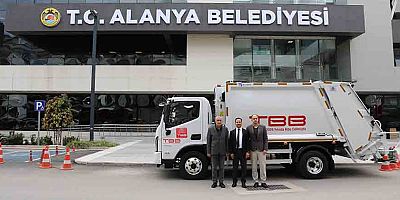 Alanya Belediyesi'nin araç filosu güçlenmeye devam ediyor