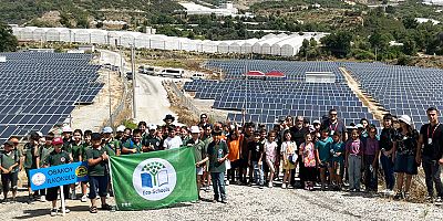 Alanya Belediyesi'nin EKO Okullar Projesi'ne TÜRÇEV'den teşekkür sertifikası