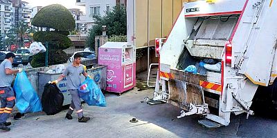 Alanya Belediyesi Temizlik İşleri'nden bayram mesaisi: 9 günde 10 bin 578 ton atık toplandı