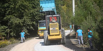 Alanya Belediyesi yayla yollarında 35 km asfalt çalışması gerçekleştirdi