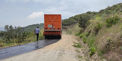 Alanya’da asfalt seferberliği sürüyor