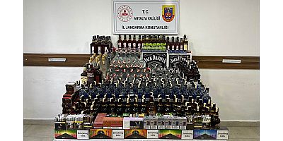 Alanya'da Kaçak Alkol Operasyonu
