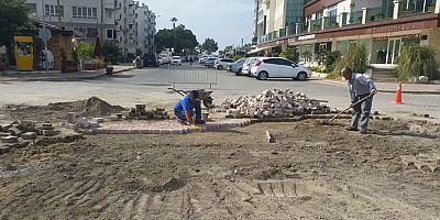 Alanya’da parke bakım ve onarım çalışması