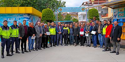 Alanya'daki halk otobüsü sürücülerine eğitim verildi