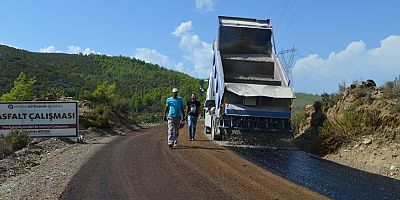 Alanya Demirtaş-Büyükpınar-Yeşilöz yolu asfaltlanıyor