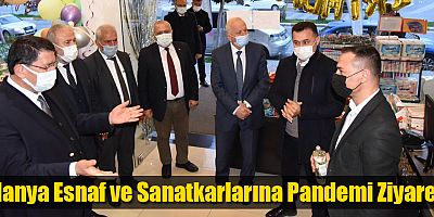 Alanya Esnaf ve Sanatkarlarına Pandemi Ziyareti