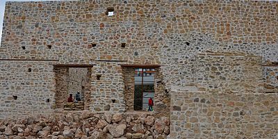 Alanya Gülevşen Camii’nin ana duvarları tamamlandı