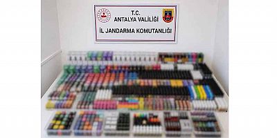  Alanya İlçesinde Kaçak Elektronik Sigara Operasyonu