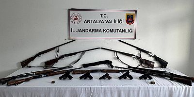 Alanya İlçesinde Ruhsatsız Silah Operasyonu