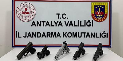 Alanya İlçesinde Ruhsatsız Silah Operasyonu