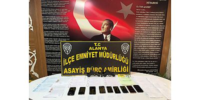 Alanya İlçesinde Yağma ve Kişiyi Hürriyetinden Yoksun Kılma Suçundan 8 Şahıs yakalandı