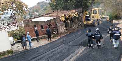 Alanya kırsalında bozulan grup yollarına müdahale