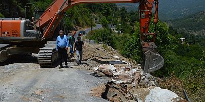 Alanya kırsalında yoğun çalışma