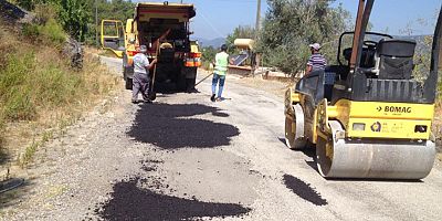 Alanya kırsalındaki yollara bakım yapılıyor