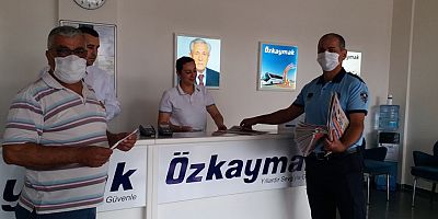 Alanya Otogarı’nda maske dağıtıldı