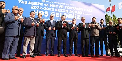 Alanya Toptancı Hali’nde yeni sezon törenle başladı