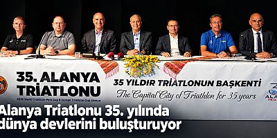 Alanya Triatlonu 35. yılında dünya devlerini buluşturuyor