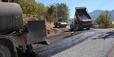 Alanya Üzümlü yolu asfaltlandı