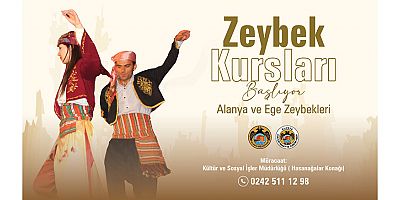 Alanya ve Ege Yöresi Zeybek Kursları yeniden başlıyor