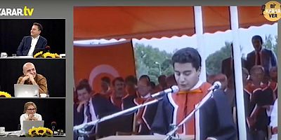 Ali Babacan'a canlı yayın sürprizi: Kendi mezuniyet videosu ile karşılaştı