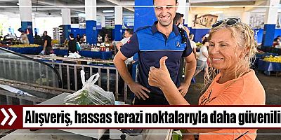 Alışveriş, hassas terazi noktalarıyla daha güvenilir