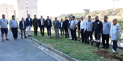 ALKÜ'de fidanlar toprakla buluştu