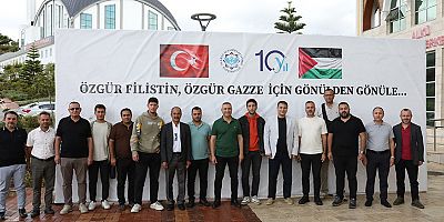 ALKÜ'de Gazze için imza platformuna destek sürüyor
