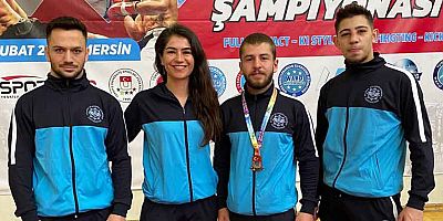 ALKÜ'lü sporcuların aparkatı başarı getirdi