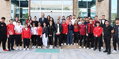 ALKÜ'nün gururları Rektör Türkdoğan ile buluştu