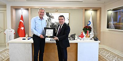 Almanya Eski Cumhurbaşkanı Wullf’tan Başkan Böcek’e ziyaret