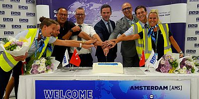 Amsterdam'dan ilk uçuş gerçekleştirildi