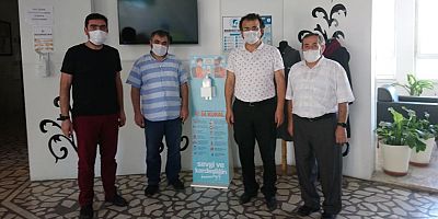 Anadolu Gençlik Derneği'nden okullara dezenfektan standı