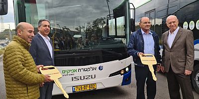 Anadolu Isuzu’dan İsrail pazarına 48 adet otobüs ve midibüs teslimatı