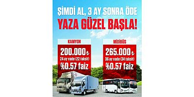 Anadolu Isuzu’dan Kamyon ve Midibüste kampanya