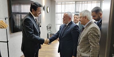 Anayol Partisi'nden Saadet Partisi'ne hayırlı olsun ziyareti