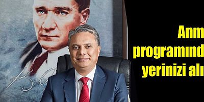 Anma programında yerinizi alın