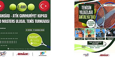 ANSİAD Tenis Turnuvası tenisin yıldızlarıyla göz dolduracak
