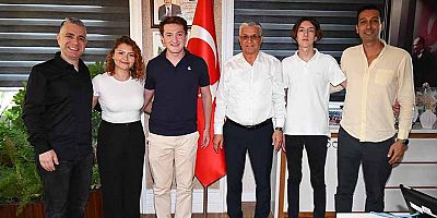 Antalya Bisiklet Sevenler Spor Kulübü’nden Başkan Topaloğlu’na ziyaret 