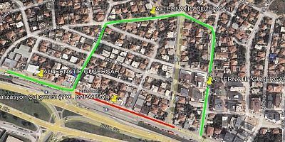 Antalya Bulvarı yan yolunun bir kısmı trafiğe kapatılacak  