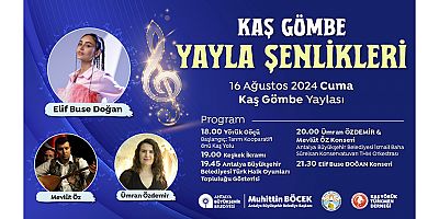 Antalya Büyükşehir Belediyesi Gömbe’de yayla şenliği düzenliyor